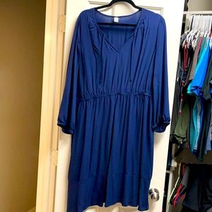 Navy Old Navy rayon dress